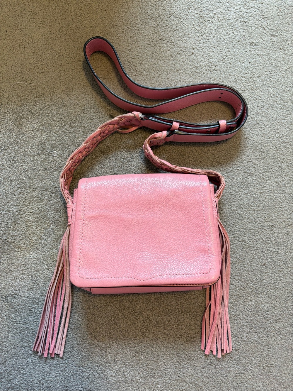 Pink Pebbled Leather Rebecca Minkoff purse